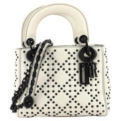 Christian Dior Ultra Matte Lady Dior Bag Cannage Studded Lambskin Mini