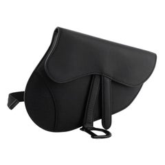 Christian Dior Ultra Matte Saddle Belt Bag Leather