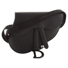 Christian Dior Ultra Matte Saddle Belt Bag Leather