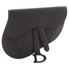 Christian Dior Ultra Matte Saddle Belt Bag Leather