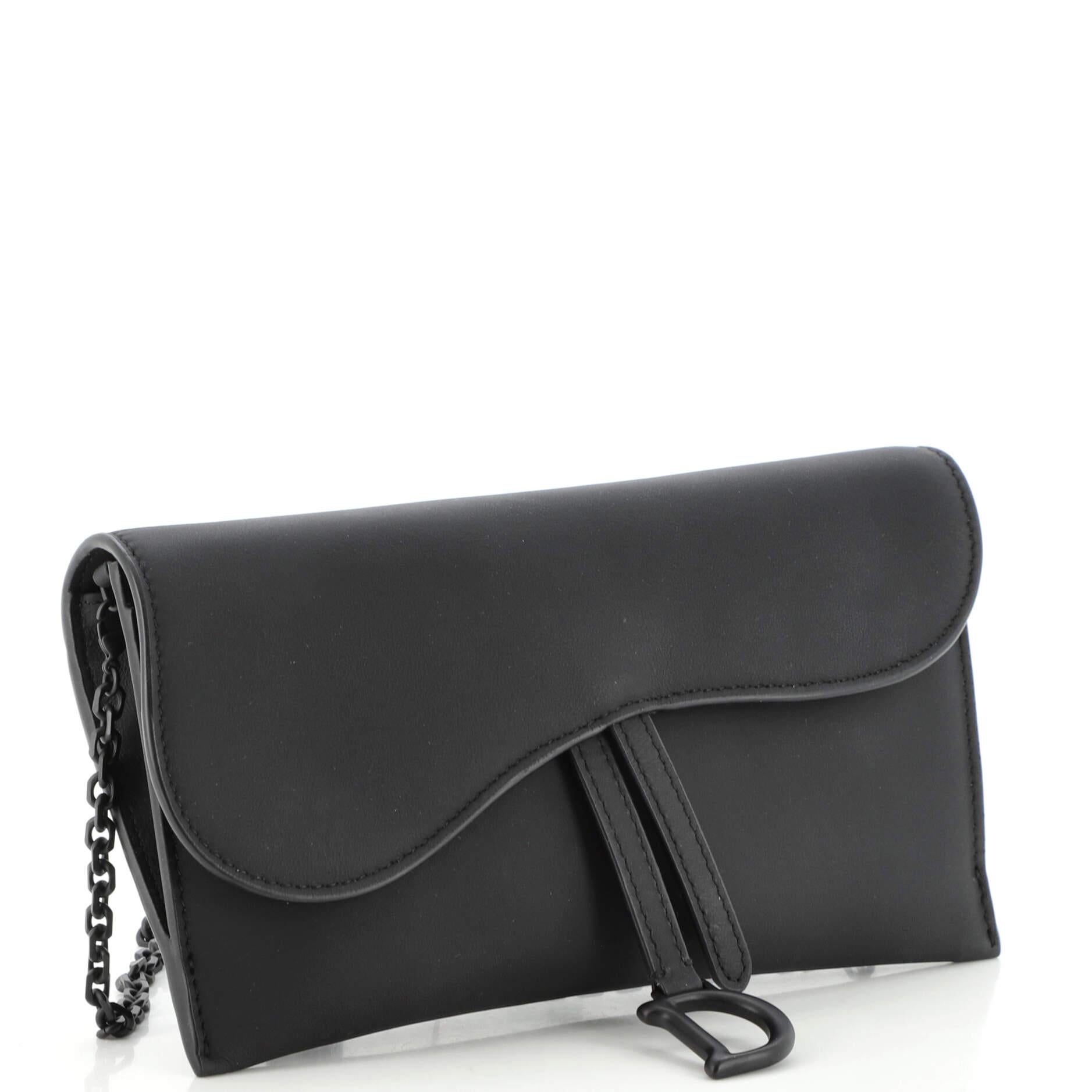dior coin purse with chain