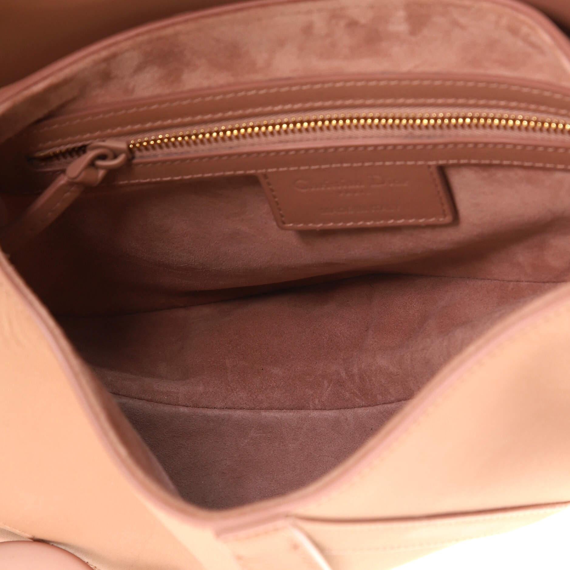 Women's or Men's Christian Dior Ultra Matte Saddle Handbag Leather Medium