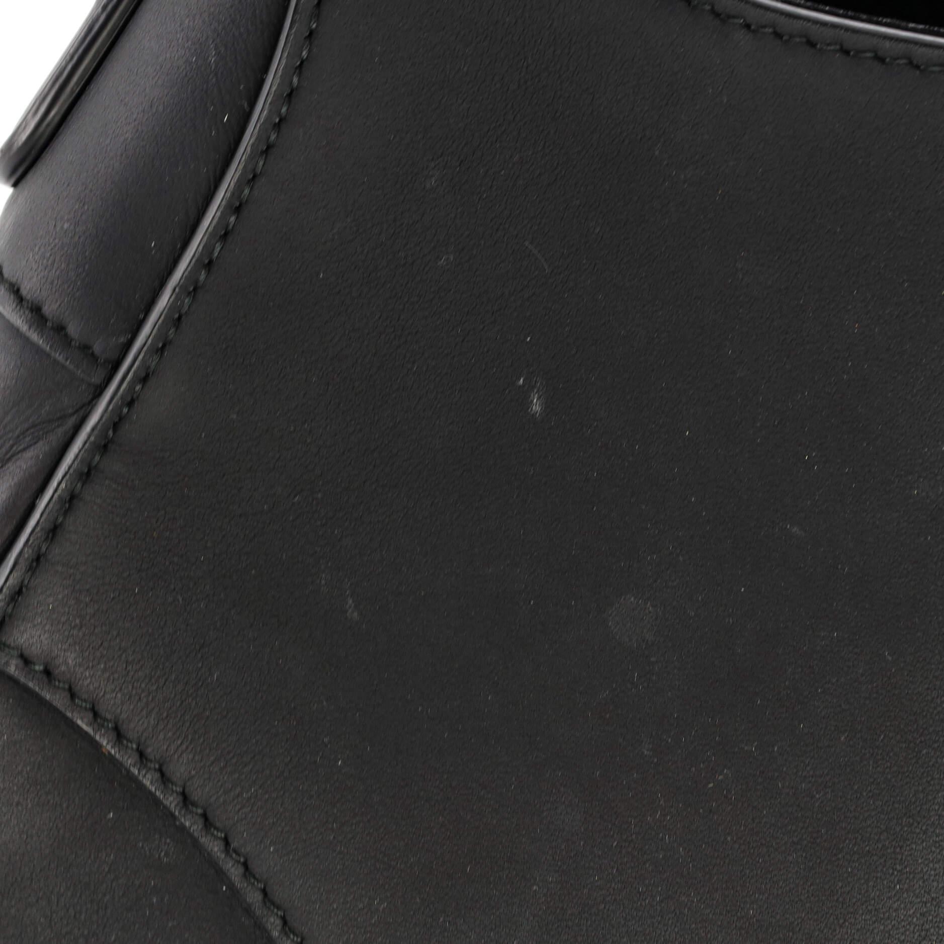 Christian Dior Ultra Matte Saddle Handbag Leather Medium 5