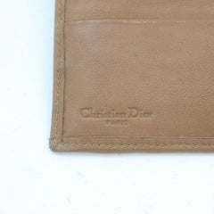 Christian Dior Ultra Rare Honeycomb Black Monogram Trotter Bifold Men's Wallet