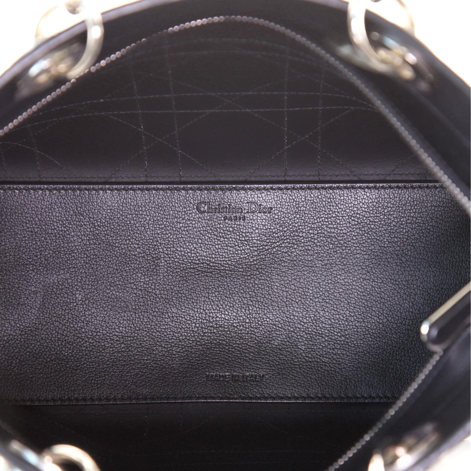 Women's or Men's Christian Dior Ultradior Tote Cannage Stitch Grained Calfskin Medium