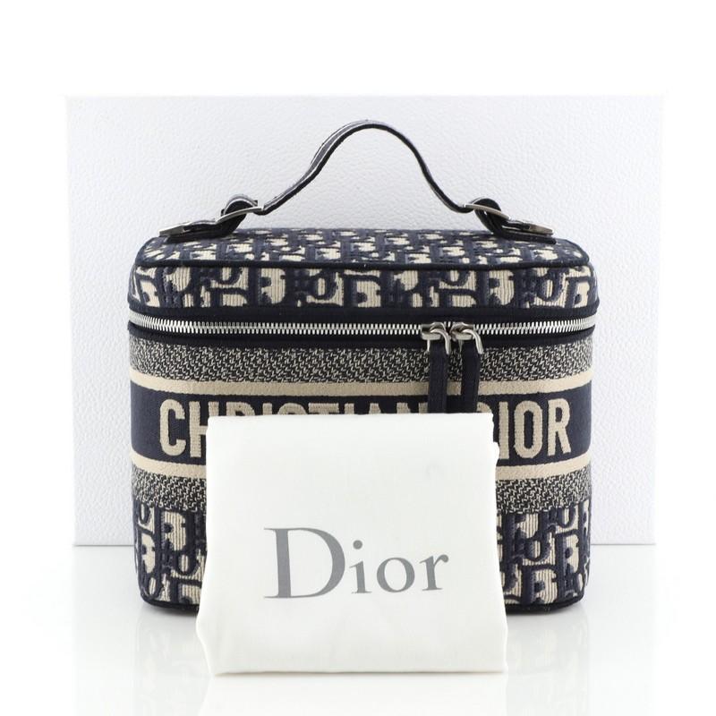 Christian Dior Vanity Bag Oblique Canvas at 1stDibs