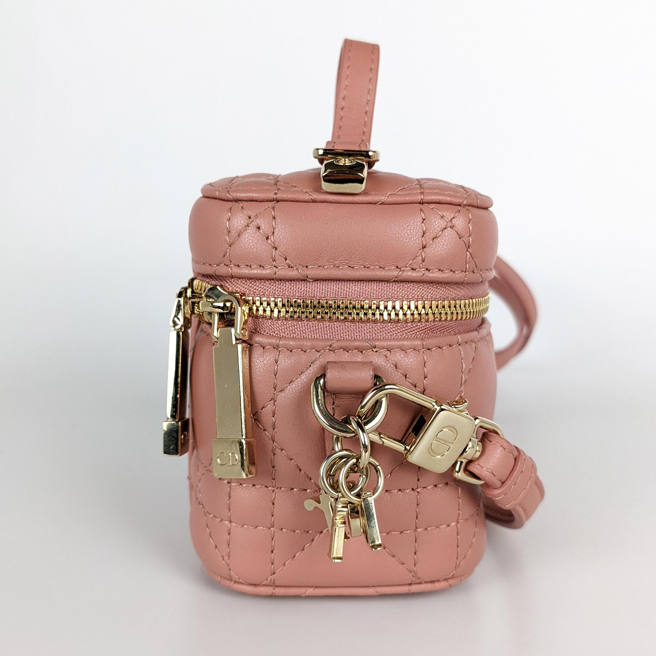 pink dior backpack
