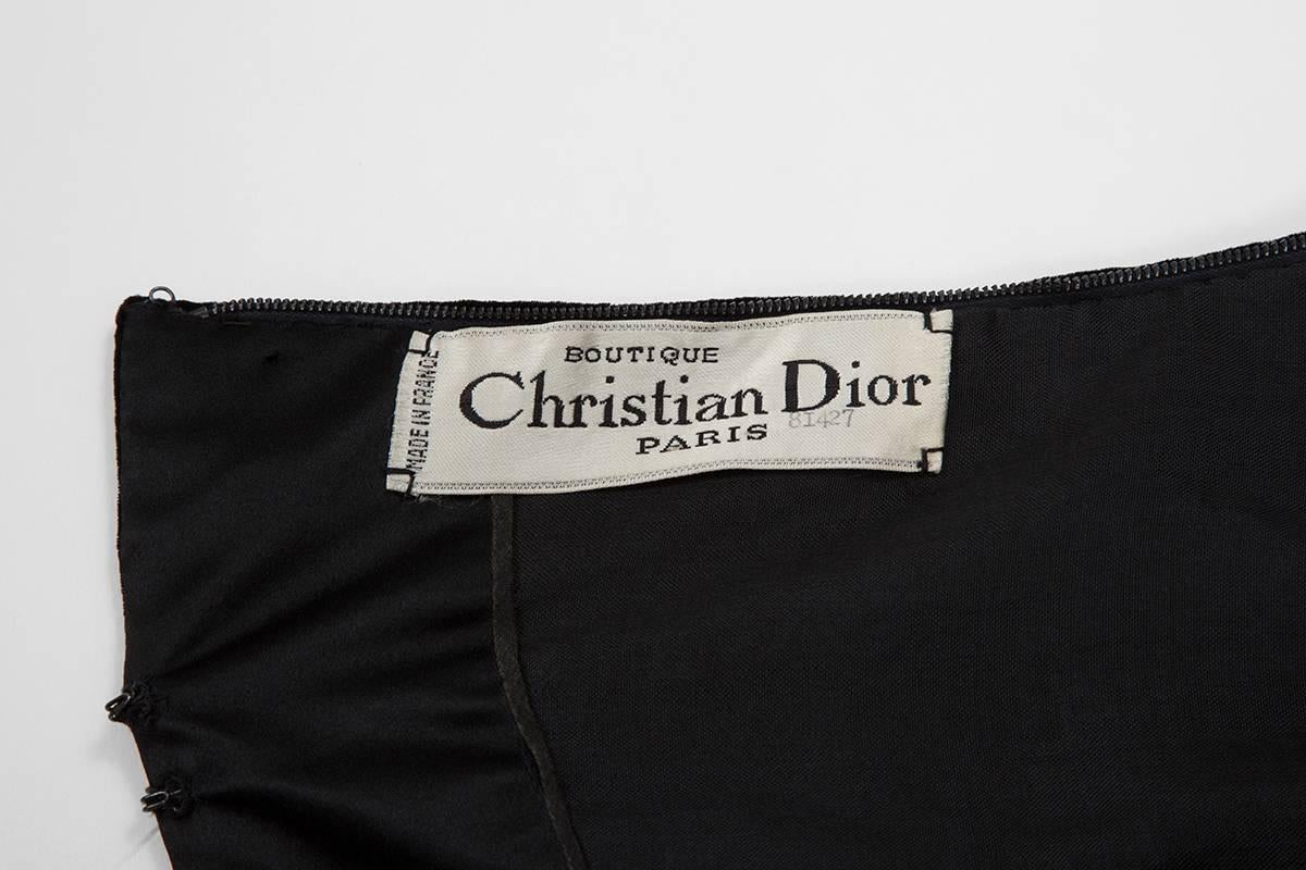 Christian Dior Numbered Velvet Dress 1