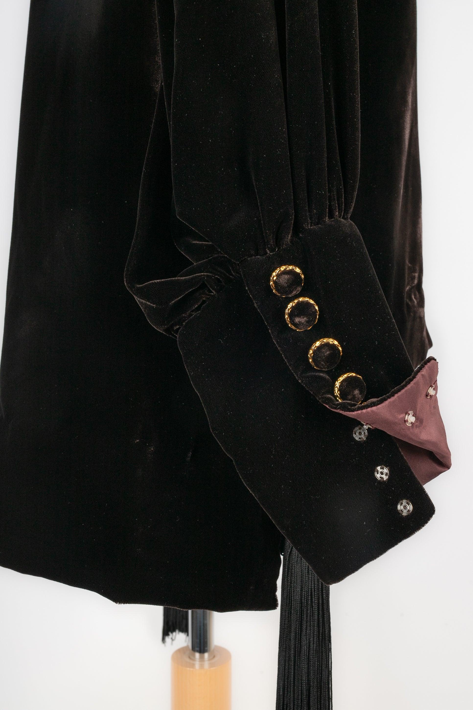 Women's Christian Dior Velvet Jacket, 1993 For Sale