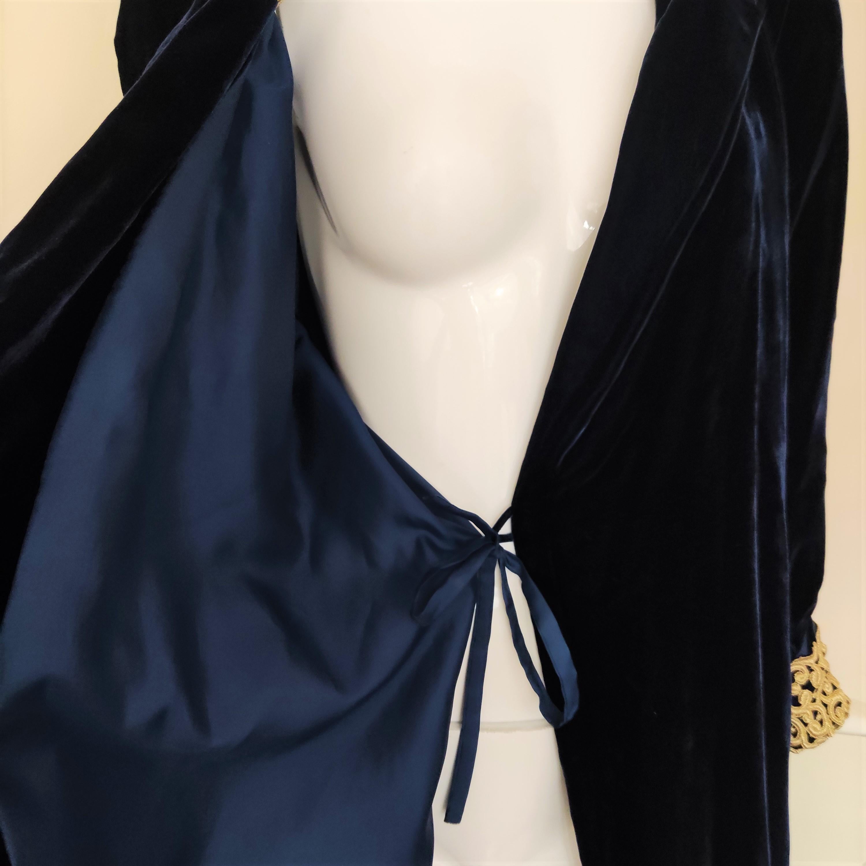 Christian Dior Velvet Velour Vintage 50s 60s 70s 80s Robe Medium Large Dress For Sale 10