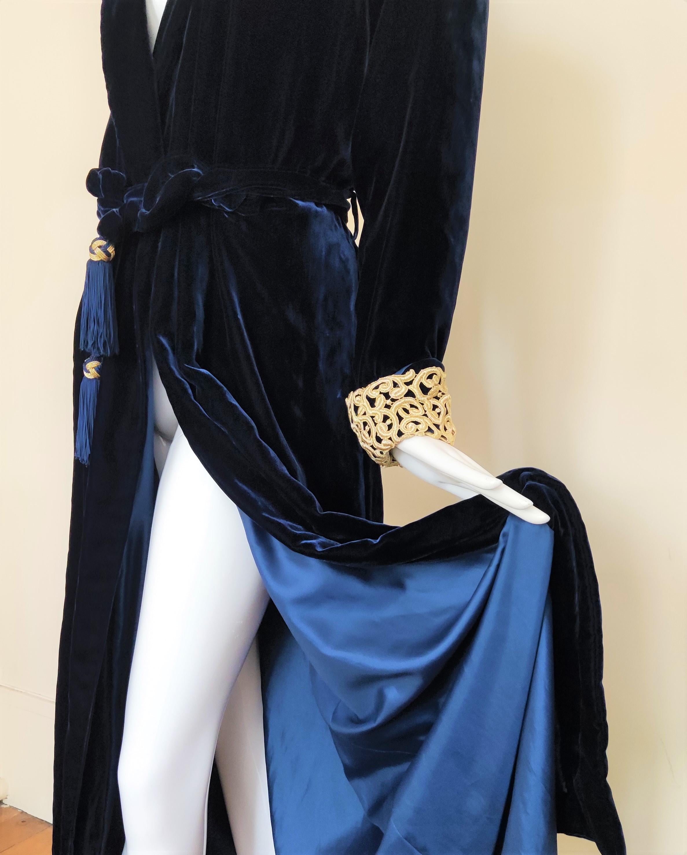 Christian Dior Velours Vintage 50s 60s 70s 80s Robe Medium Large Dress Excellent état - En vente à PARIS, FR