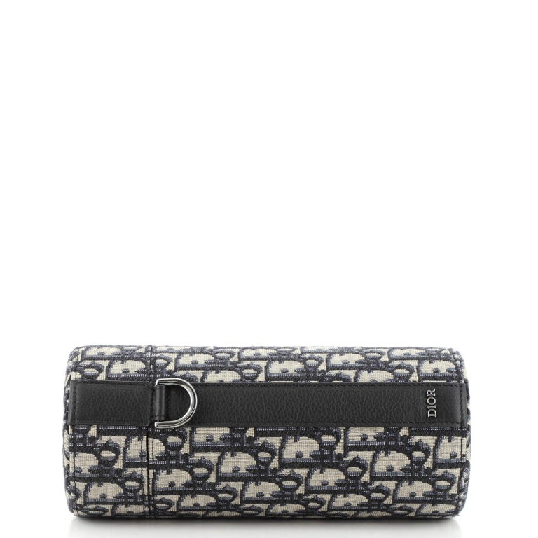 Christian Dior Vertical Roller Messenger Bag Oblique Canvas For Sale at