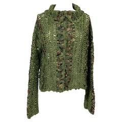 Gilet di Christian Dior con sfumature di verde e motivo mimetico