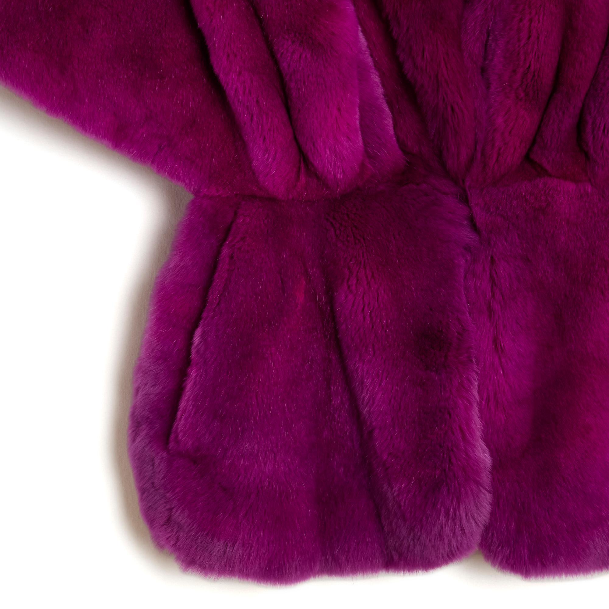 Christian Dior jacket or rather cape in fuchsia 