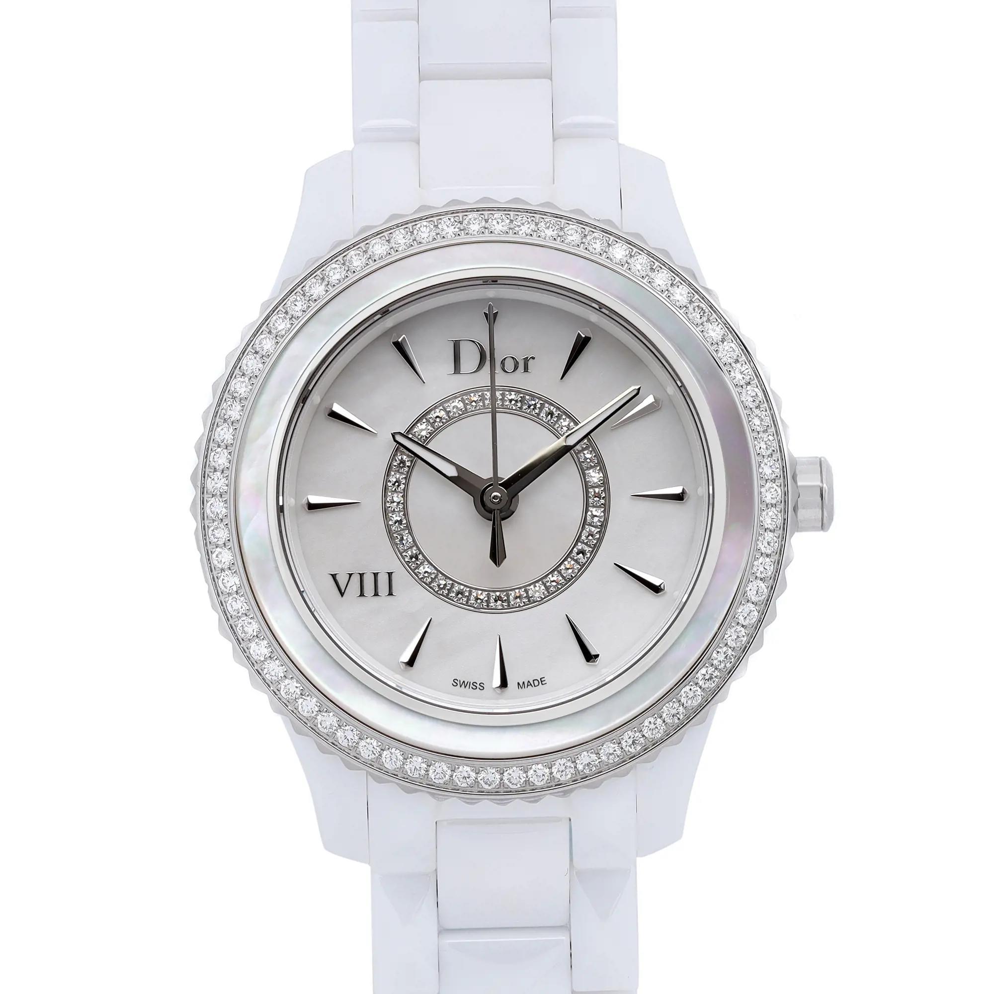 Unworn. This watch was never worn. No original box and papers. Comes with a Chronostore box and authenticity card.

Sub-Category Details:
Brand: Dior
Model: Dior VIII
Model Number: CD1231E4C001
Movement: Quartz
Origin: Made in Switzerland
Style: