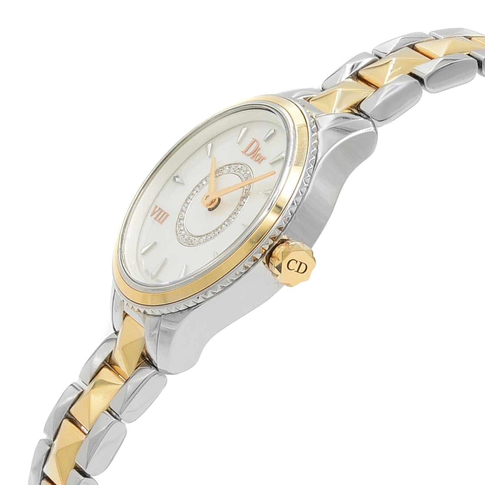 dior watch rose gold