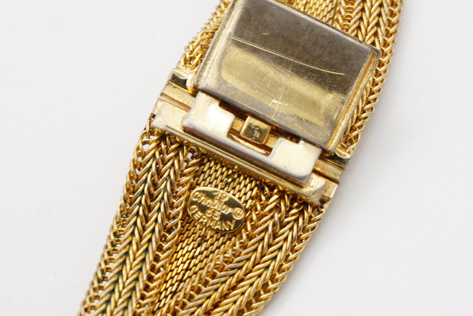 Christian Dior Vintage 1965 Collar de eslabones de cadena entrelazados de malla trenzada en venta 6