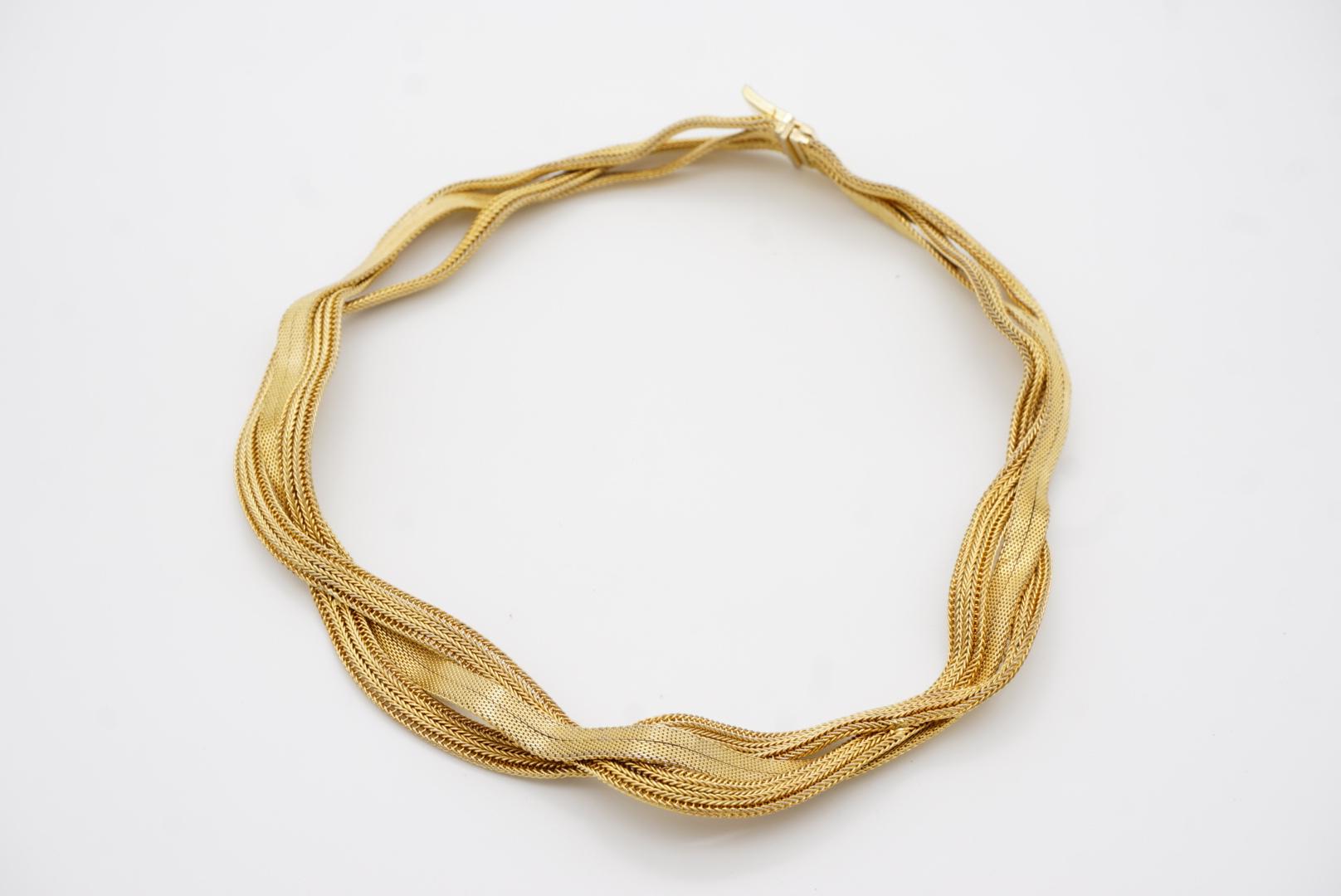 Christian Dior Vintage 1965 Collana a maglia intrecciata A Link in vendita 7
