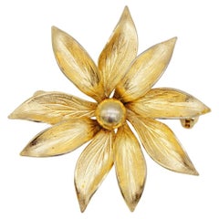 Christian Dior Vintage 1967 GROSSE Rare Elegant Flourish Blossom Flower Brooch