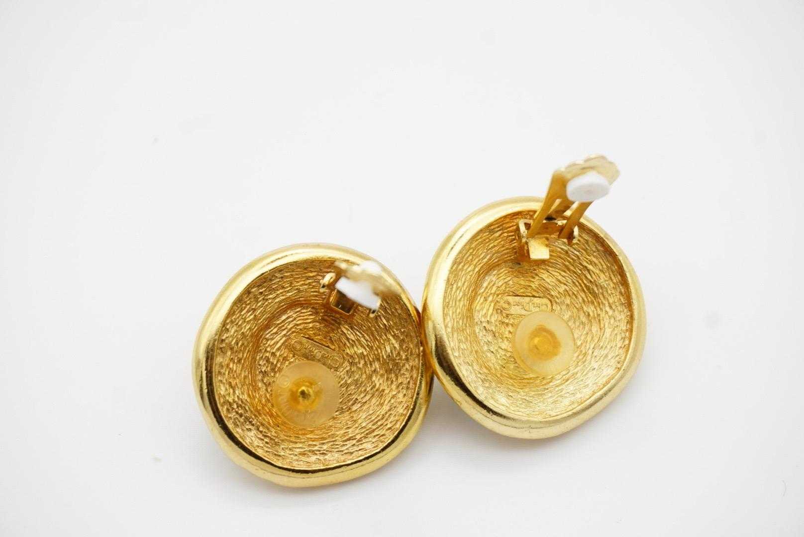 Christian Dior Vintage 1970er Jahre Barock Gripoix Smaragd Saphir Rubin Clip-Ohrringe im Angebot 9