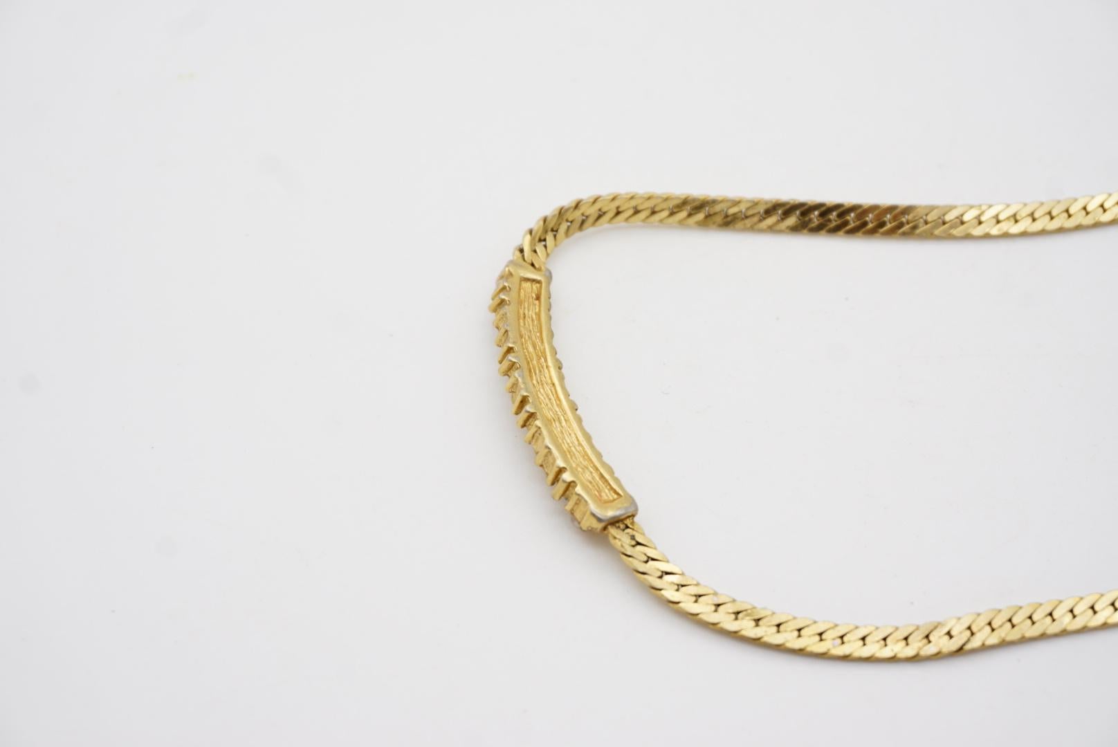 Christian Dior Vintage anni '70 Collana con perle e cristalli a barre lunghe in vendita 10
