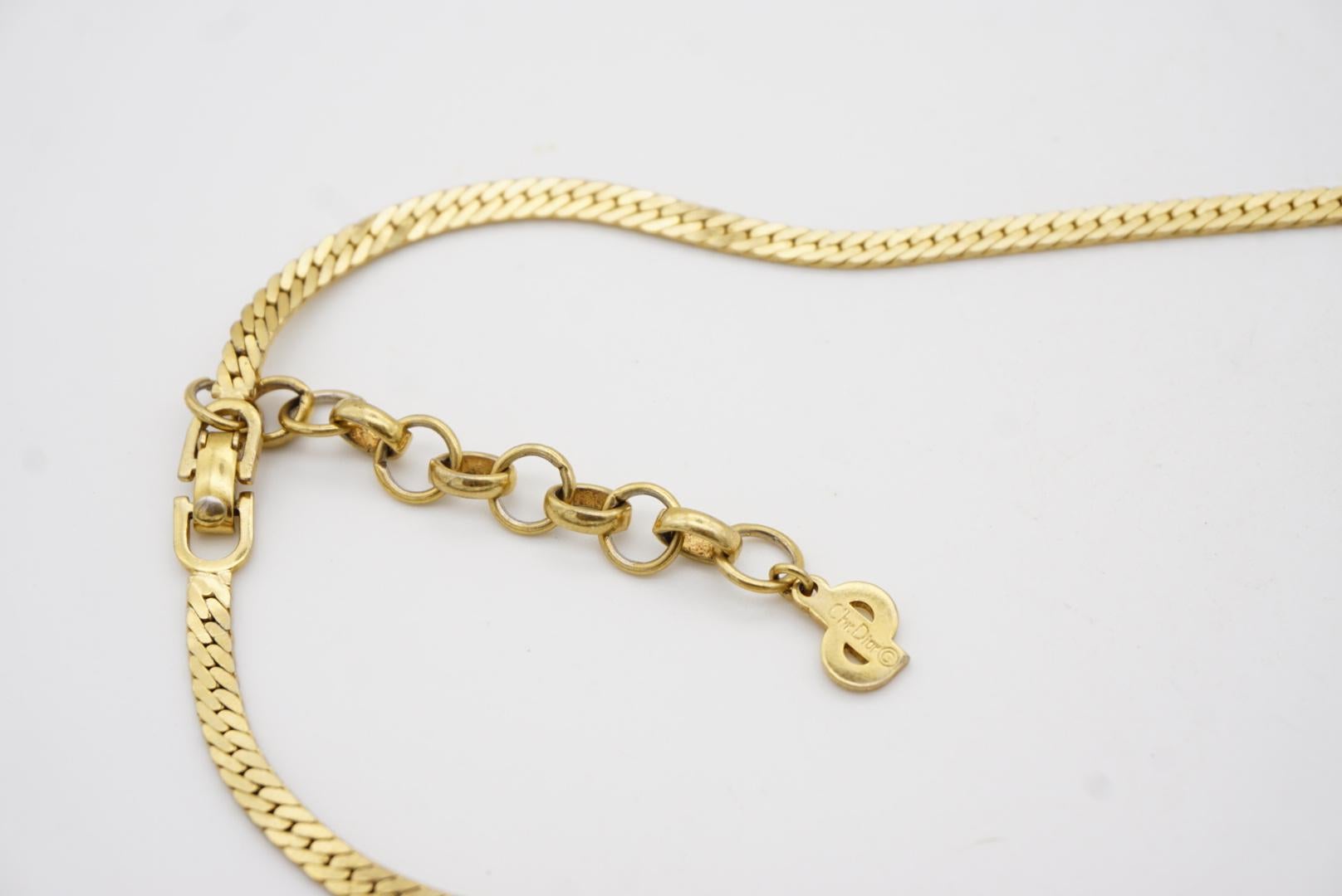 Christian Dior Vintage anni '70 Collana con perle e cristalli a barre lunghe in vendita 11