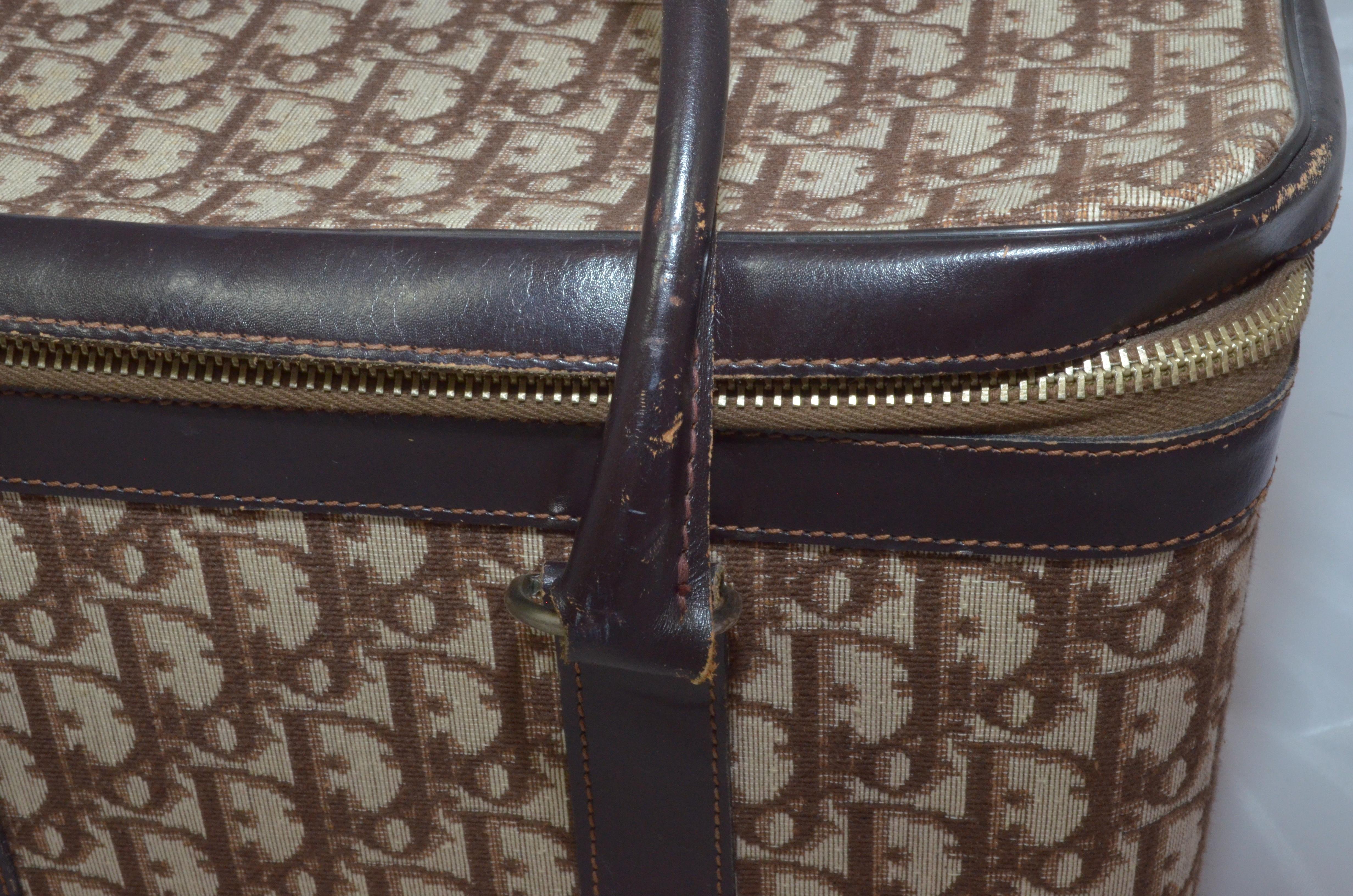 Christian Dior Vintage 1970er Jahre Trotter Reisetasche für die Reise im Angebot 6