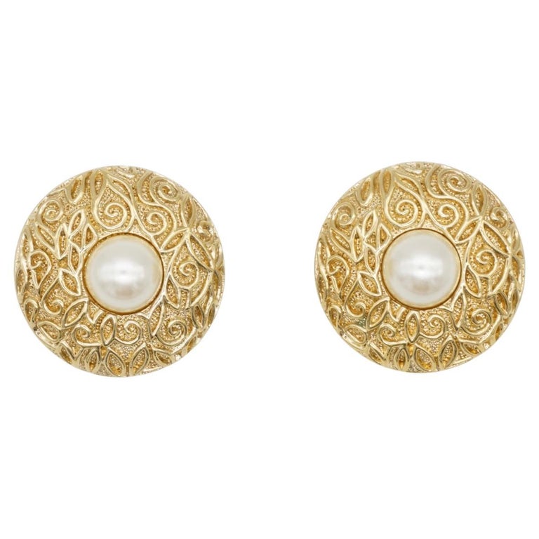 chanel earrings 14k gold chain