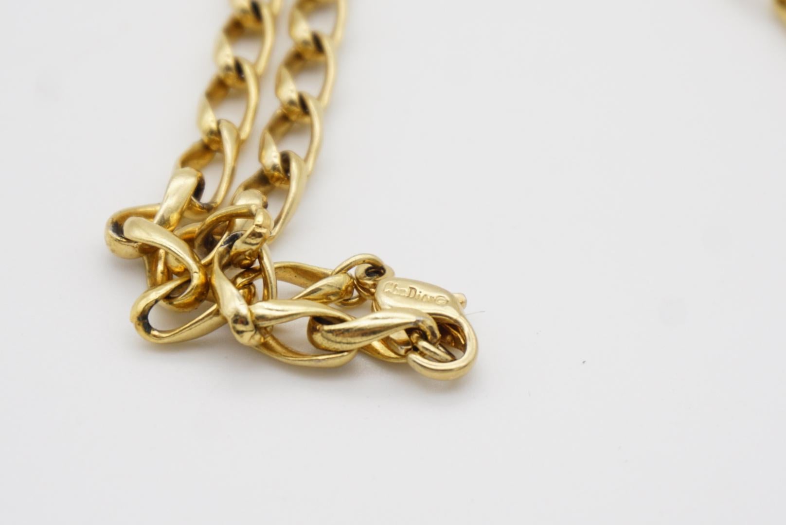 Christian Dior Vintage 1980s Gripoix Sapphire Ruby Emerald Balls Long Necklace For Sale 9