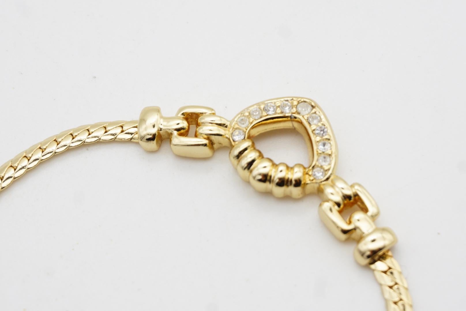 Christian Dior, collier à maillons vintage des années 1980 en vente 5