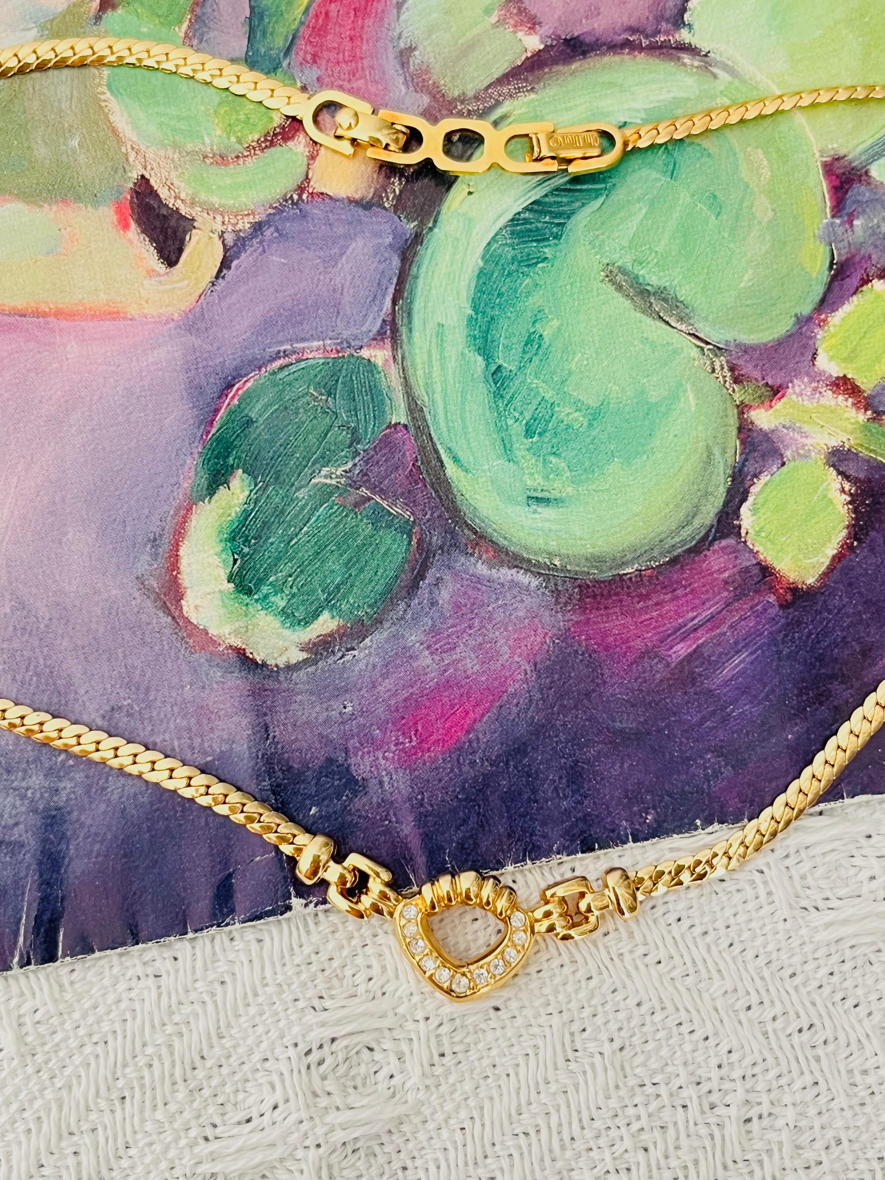 Christian Dior, collier à maillons vintage des années 1980 Bon état - En vente à Wokingham, England