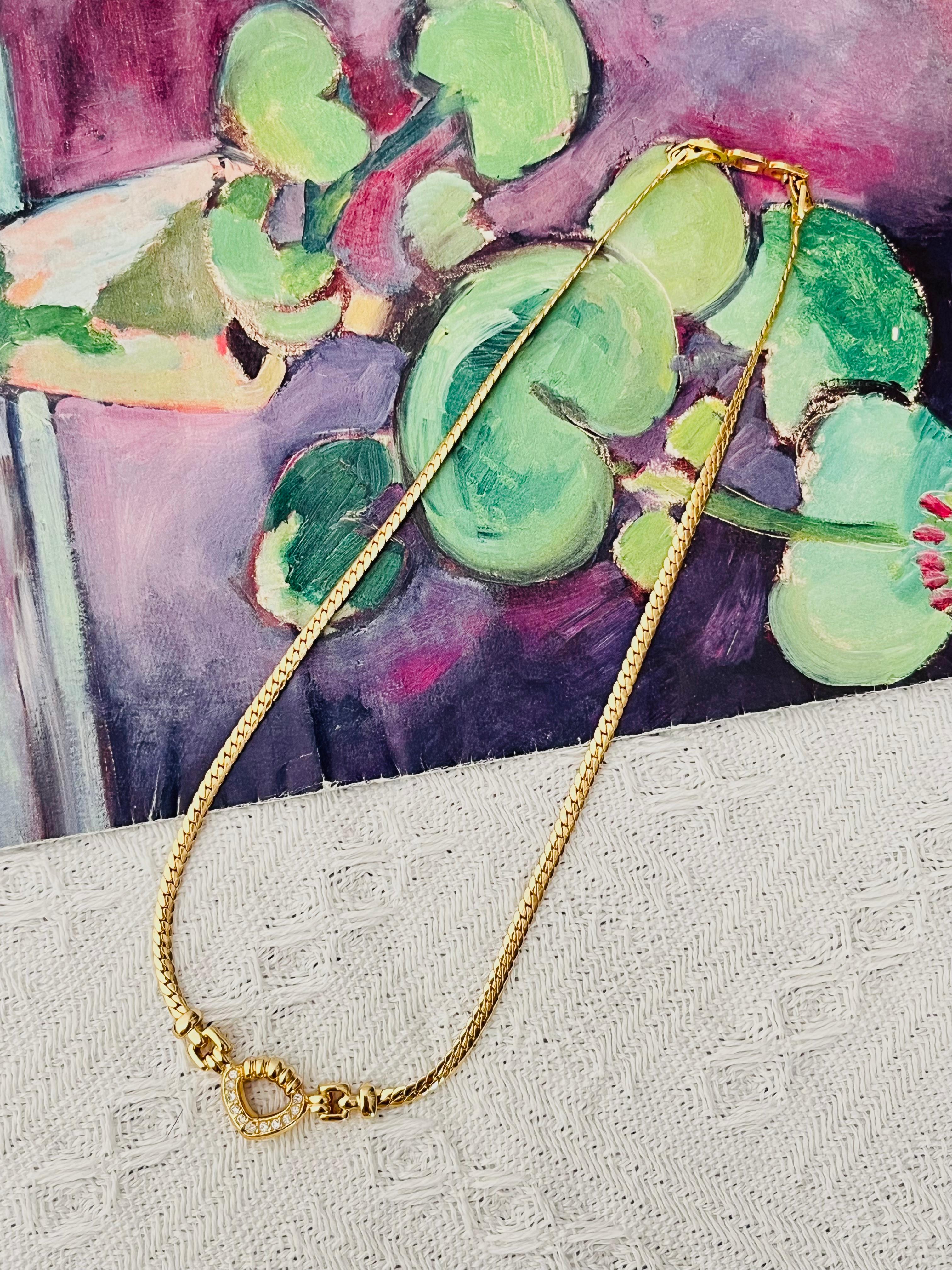Christian Dior, collier à maillons vintage des années 1980 Unisexe en vente
