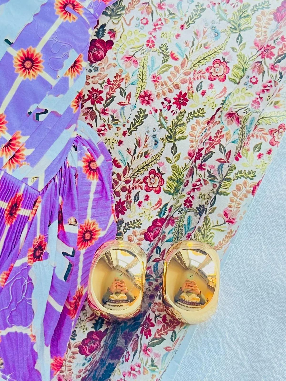Christian Dior Vintage 1980s Large Glow Demi Dome Hoop Semi Circle Clip Earrings In Good Condition For Sale In Wokingham, England