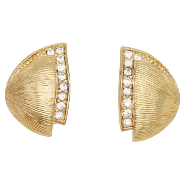 Christian Dior, boucles d
oreilles vintage des années 1980