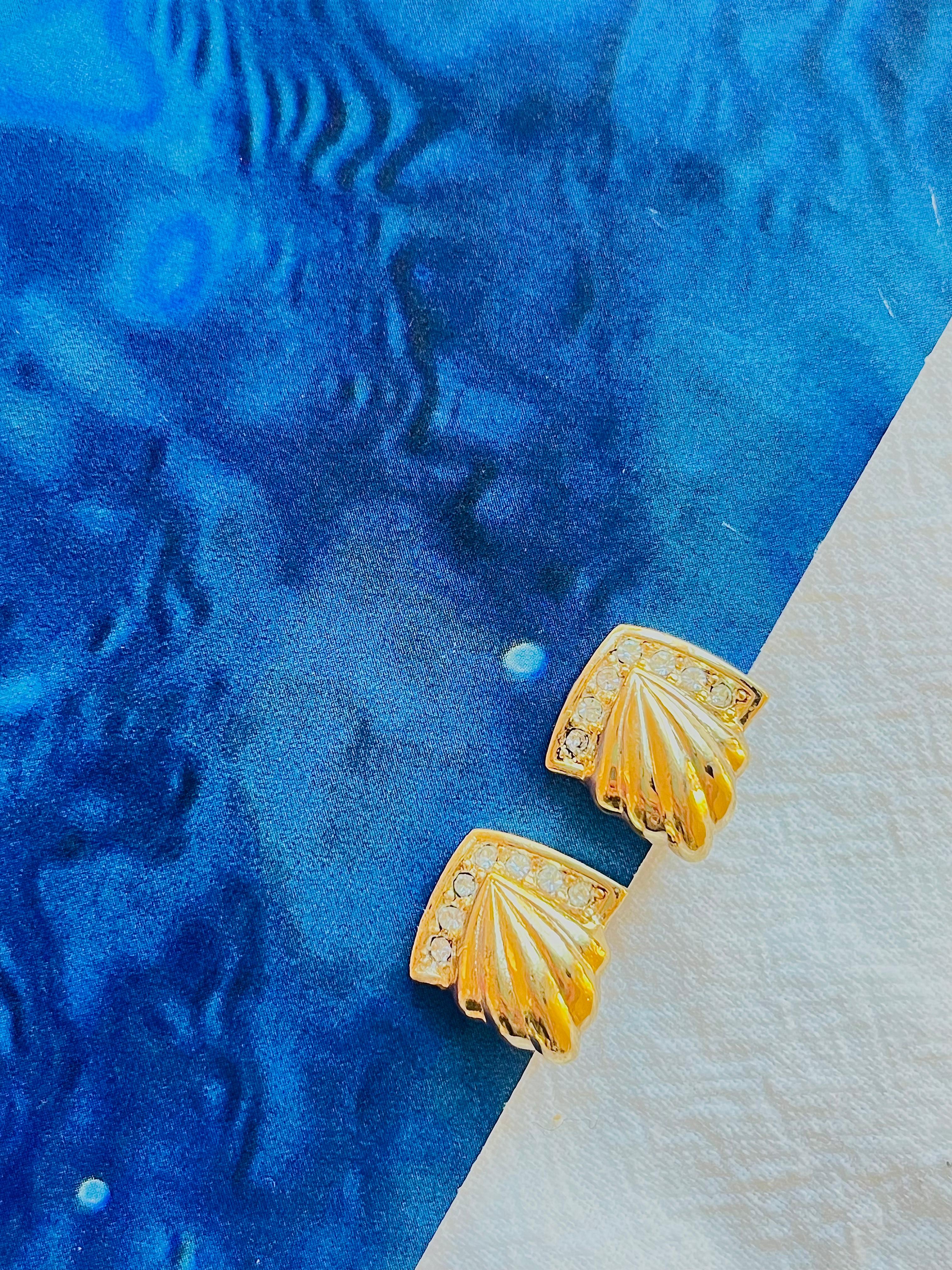 swarovski shell earrings