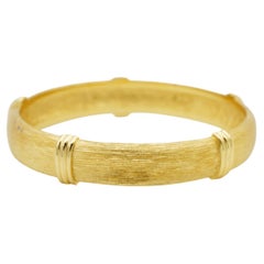 Christian Dior Bracciale Vintage anni '80 con bracciale classico modernista e testurizzato