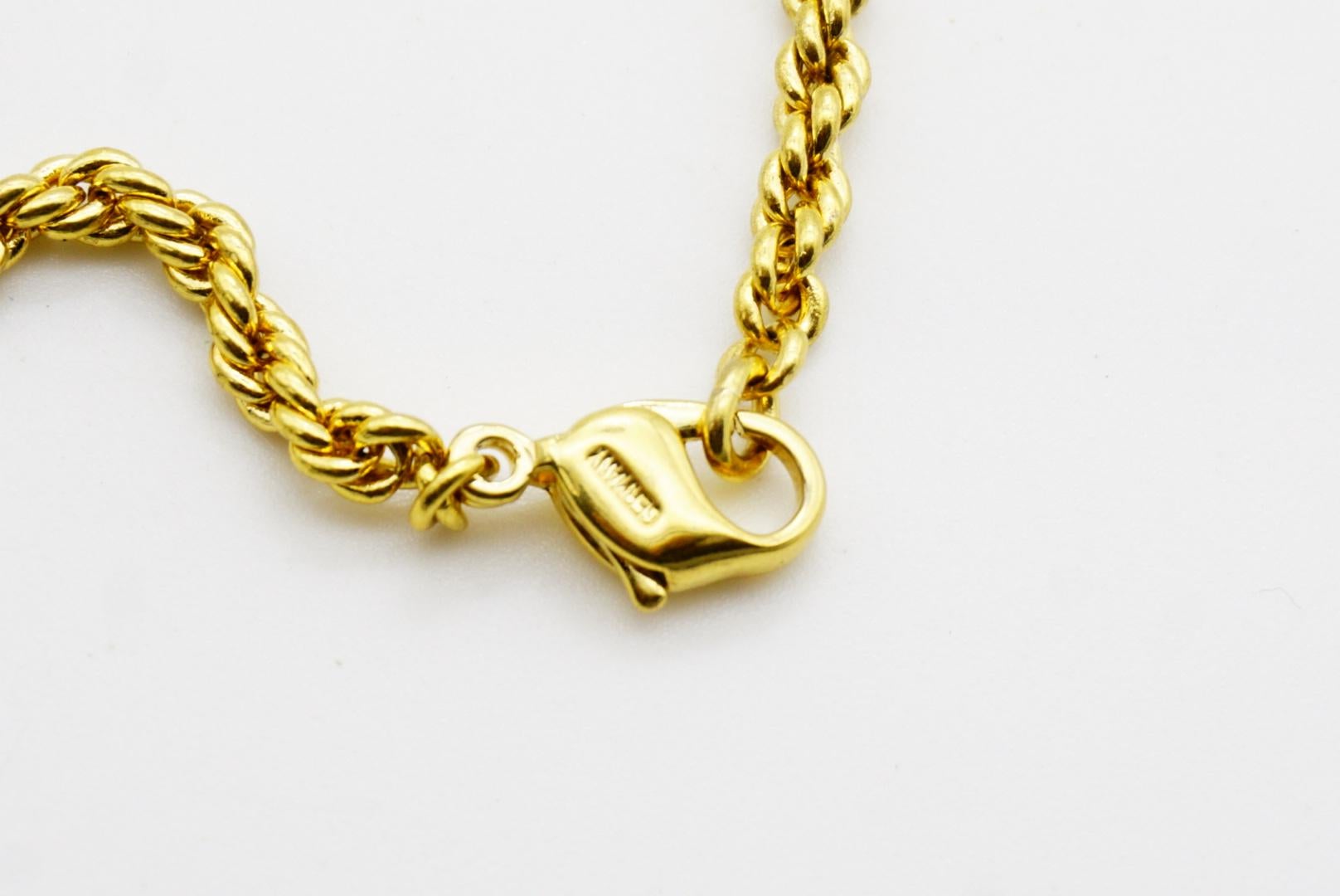 Christian Dior, long collier-bracelet vintage des années 1980 en vente 6