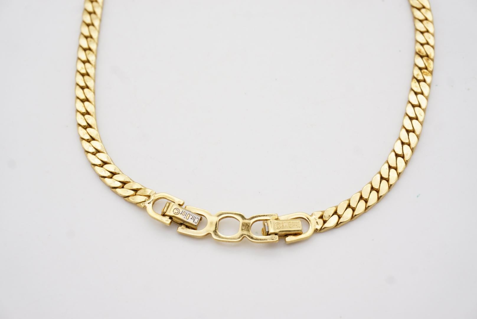 Christian Dior Vintage Años 80 Perlas Blancas Abanico Lunar Cristales Colgante Collar en venta 10
