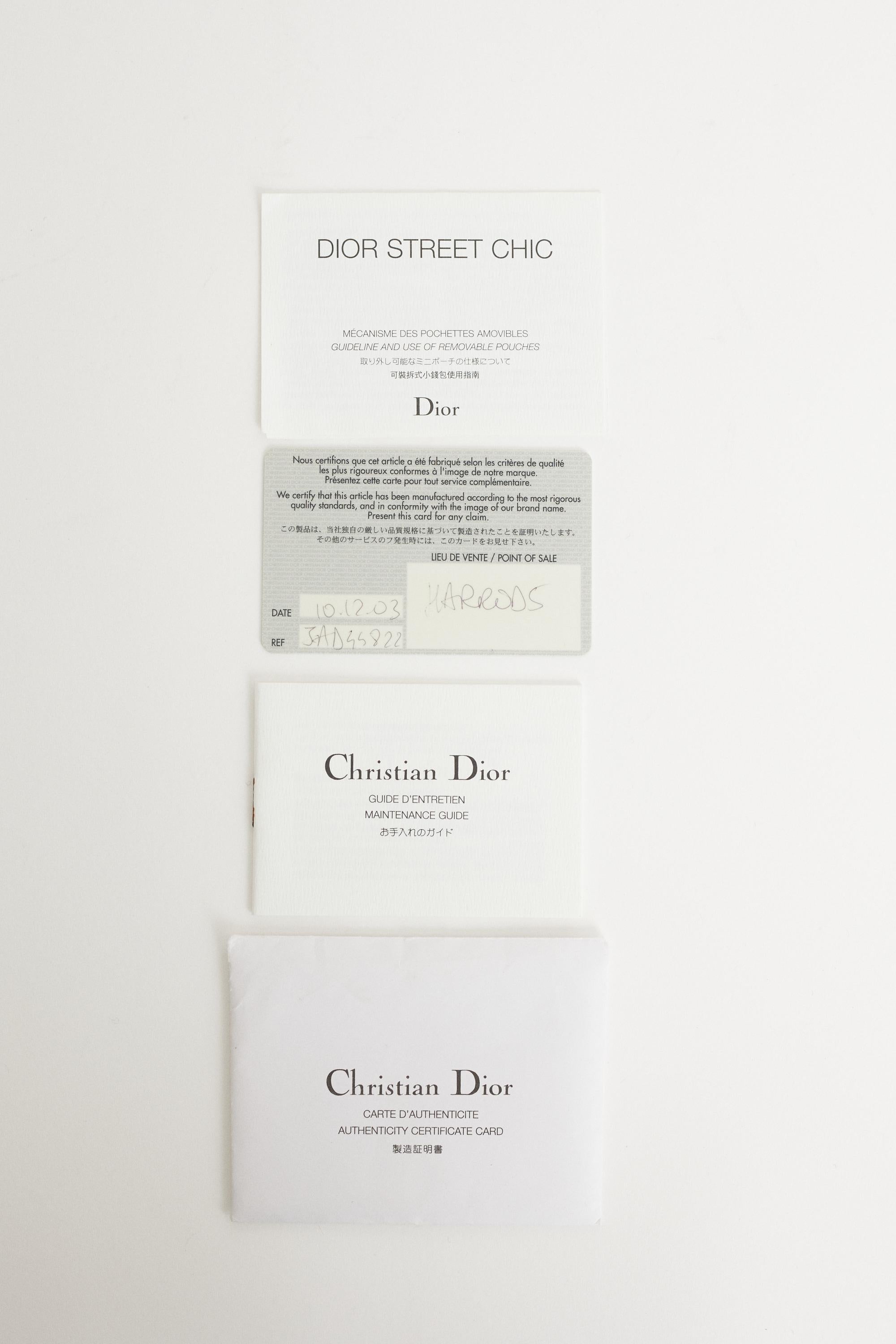 Christian Dior Vintage 2003 Columbus Handbag 1