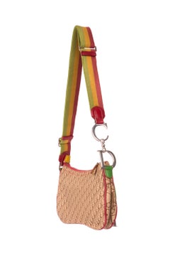 Christian Dior Vintage 2004 Rasta Messenger Bag