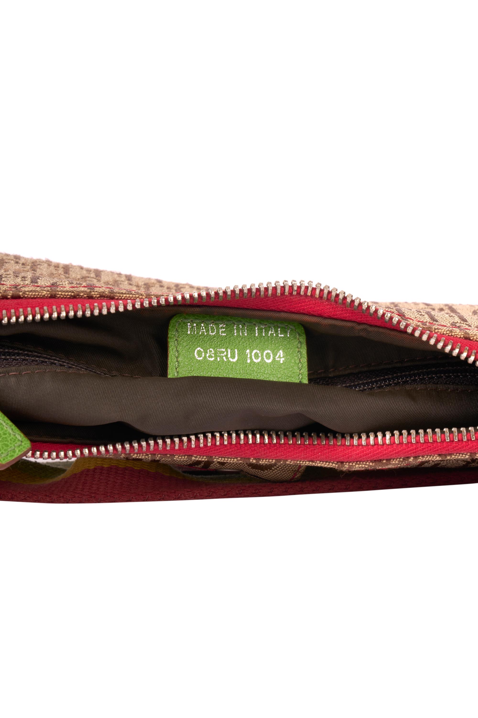 Christian Dior Vintage 2004 Rasta Messenger Bag 2