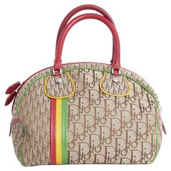 Christian Dior Vintage 2004 - Sac de bowling imprimé Rasta