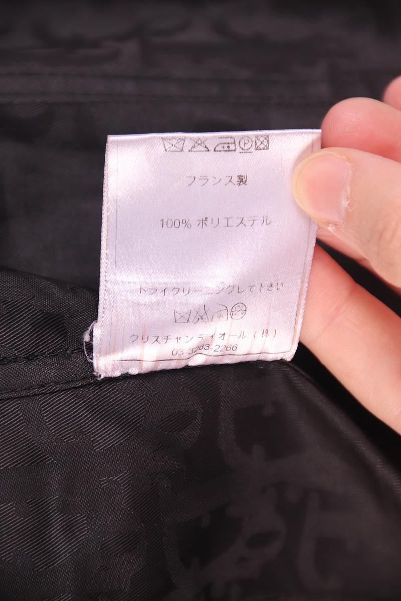 Christian Dior Vintage 2005 by John Galliano Black Total Oblique Monogram Coat For Sale 6