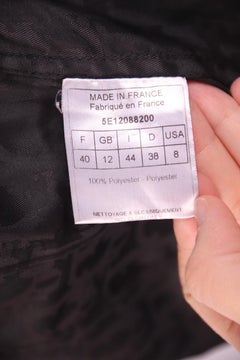 Christian Dior Vintage 2005 by John Galliano Black Total Oblique Monogram Coat