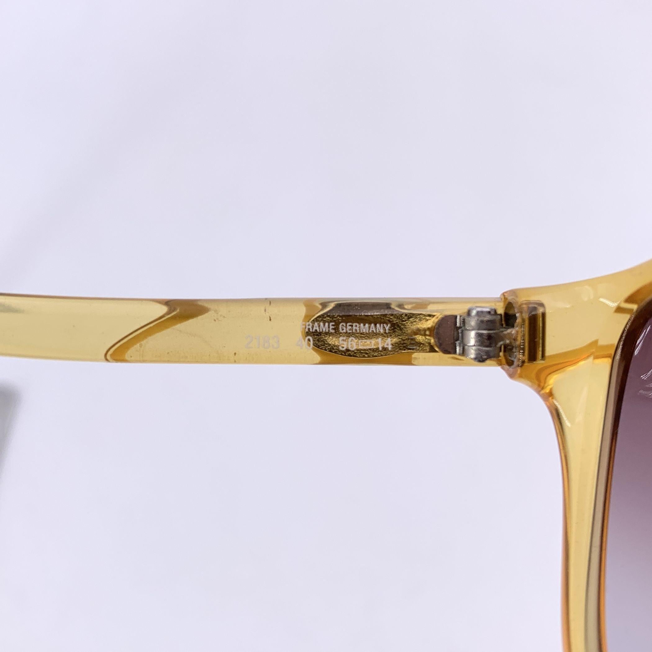 Christian Dior Vintage Beige Acetat-Sonnenbrille 2183 40 56/14 Damen im Angebot