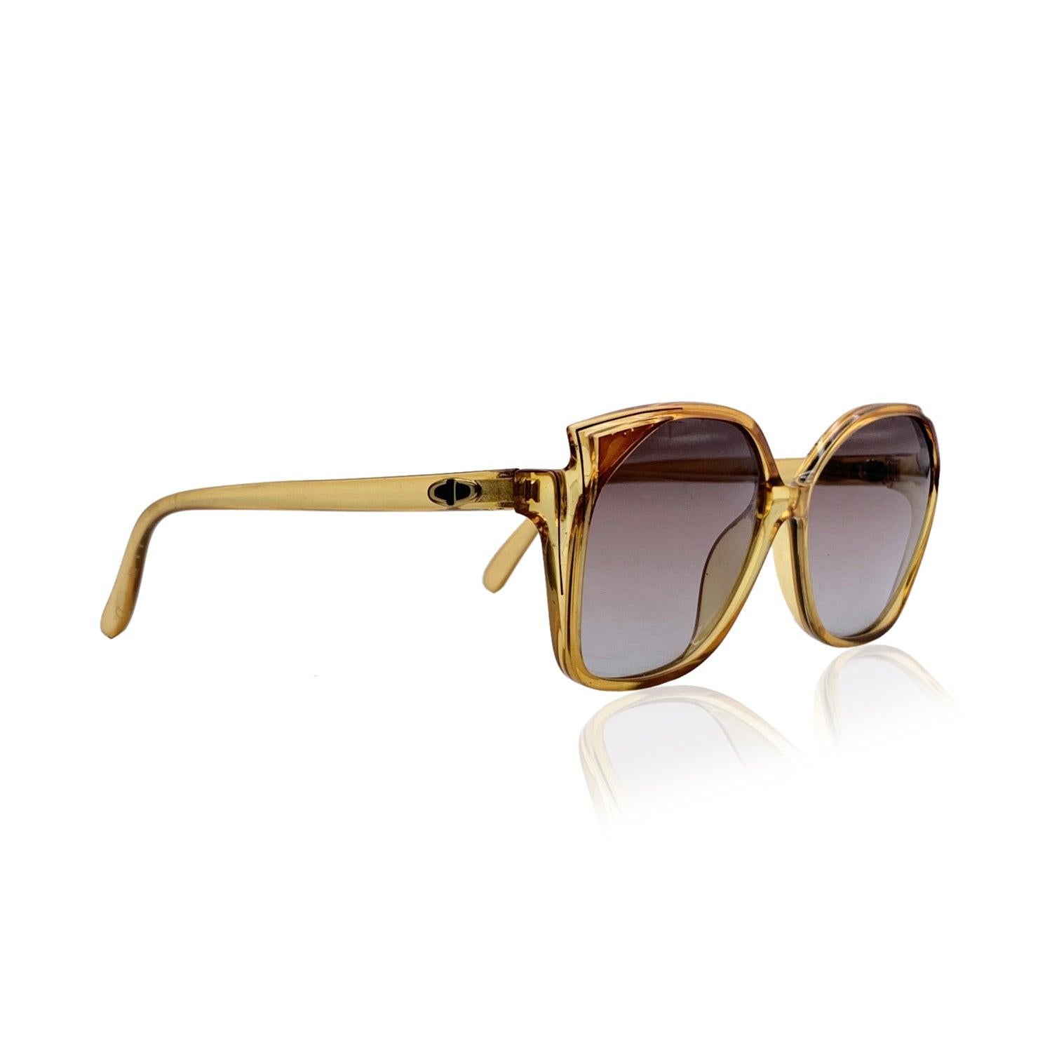 Beige Christian Dior Vintage By Lunettes de soleil en acétate beige 2268 11 54/13 en vente