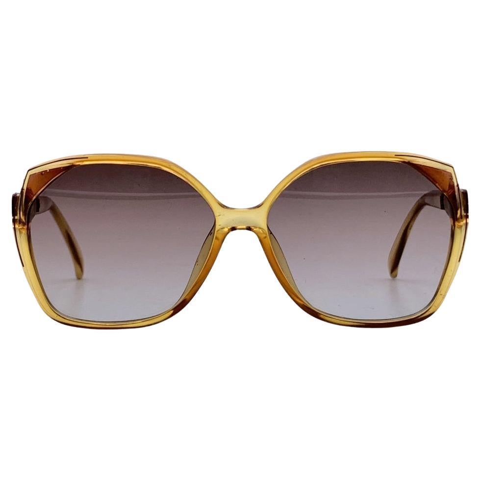 Christian Dior Vintage By Lunettes de soleil en acétate beige 2268 11 54/13 en vente