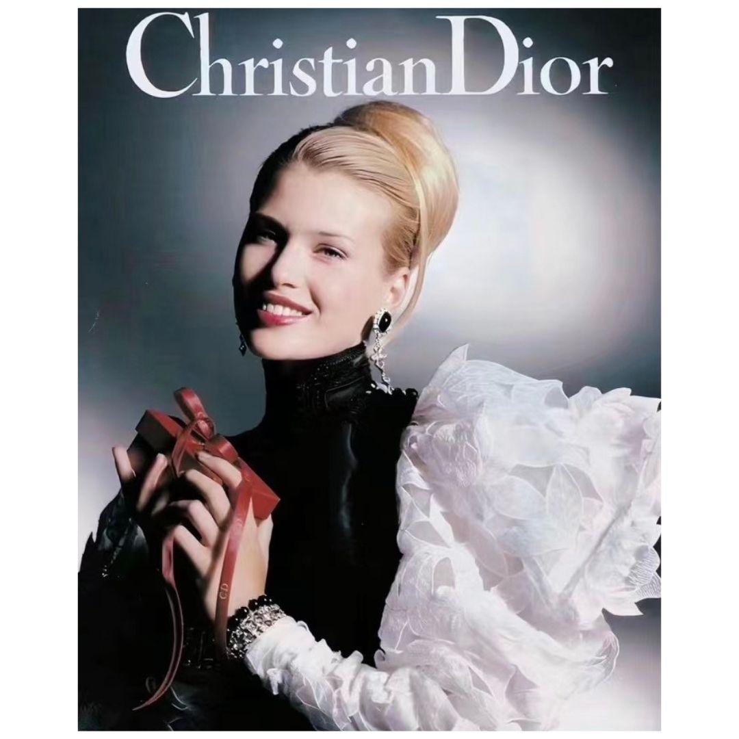 Christian Dior Vintage Black Evening Skirt Suit Fall/Winter 1994 Size 40FR For Sale 1