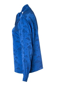 Christian Dior, vintage blue blouse