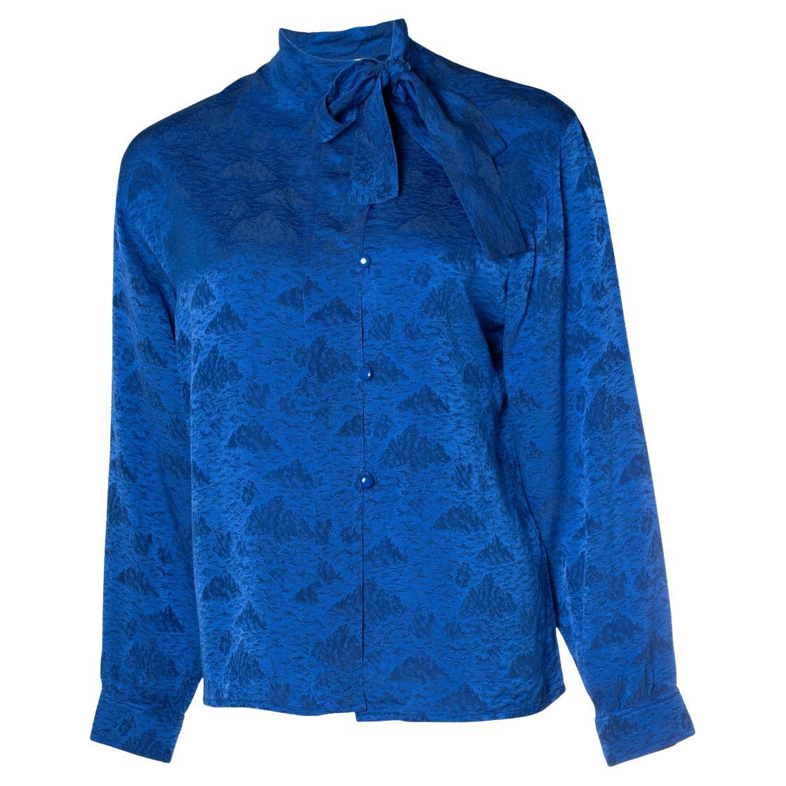 Christian Dior, vintage blue blouse